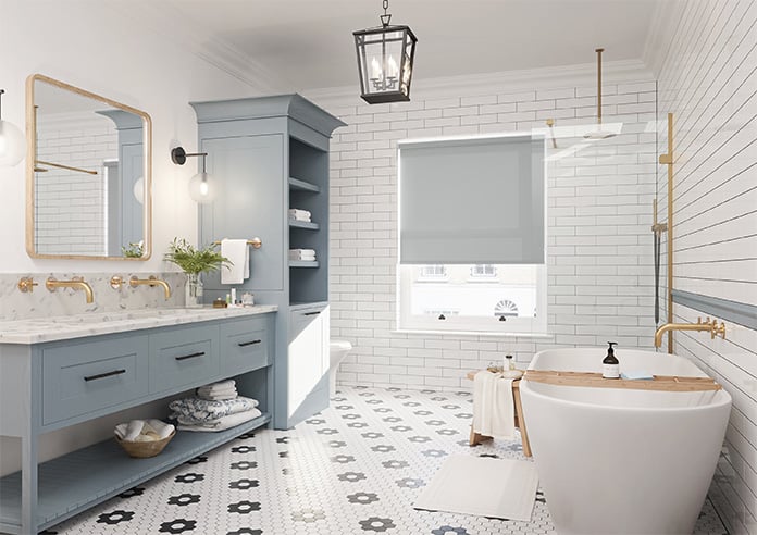 Verona, Steel Grey - Motorised Roller Blind - Image 7